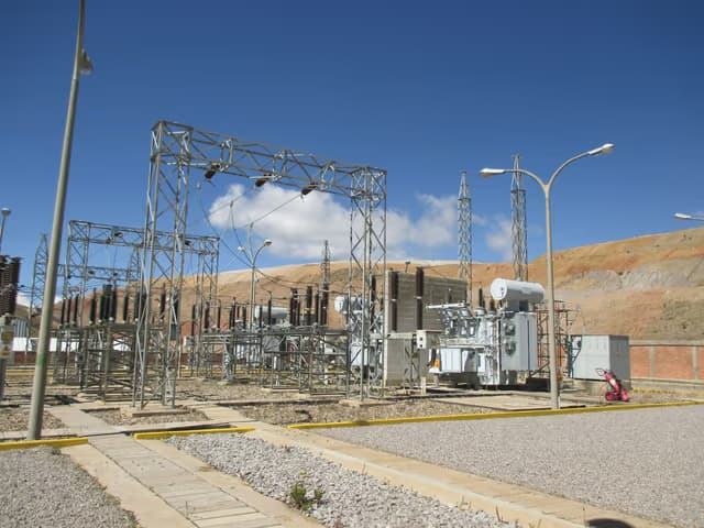 Ankara çevresinde enerji iletim hattı